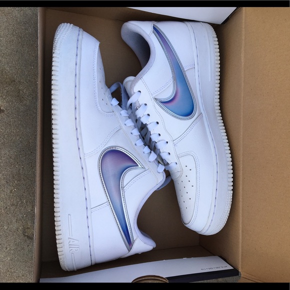 Air Force 1 low 07 Oversized Swoosh Racer Blue - Picture 2 of 4